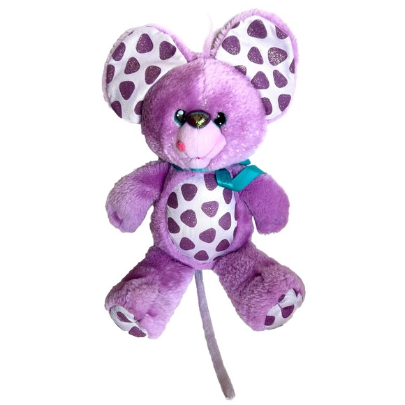 Hallmark Other - Vintage 1989 Yum Yums Goody Grape Mouse Plush Purple Stuffed Animal Gumdrop Toy